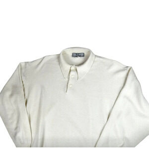 VIA COMO || Men's Made in Italy Merino Wool Blend Knit Sweater XL Grandpacore